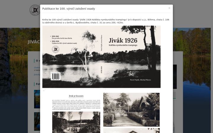 Screenshot of jivak.cz
