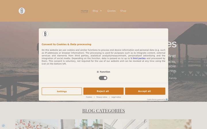 Screenshot of jj-creations.de