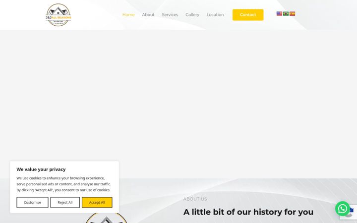 Screenshot of jjallseasons.com