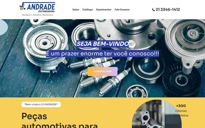Screenshot of jjandrade.com.br