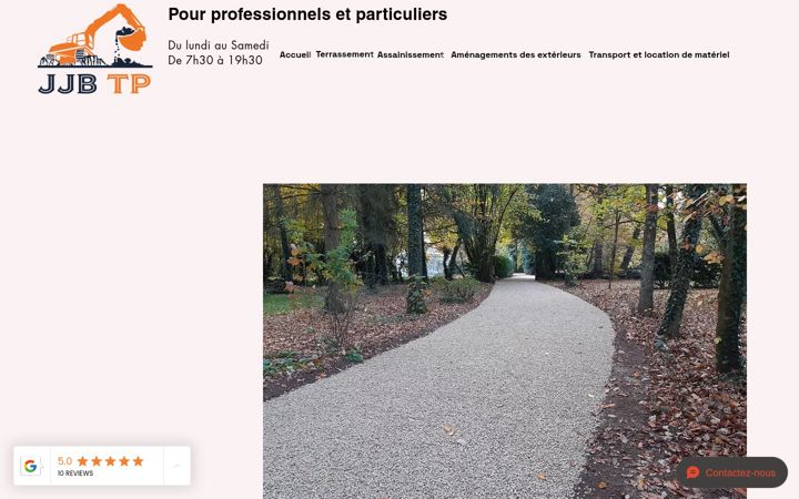 Screenshot of jjbtp.fr