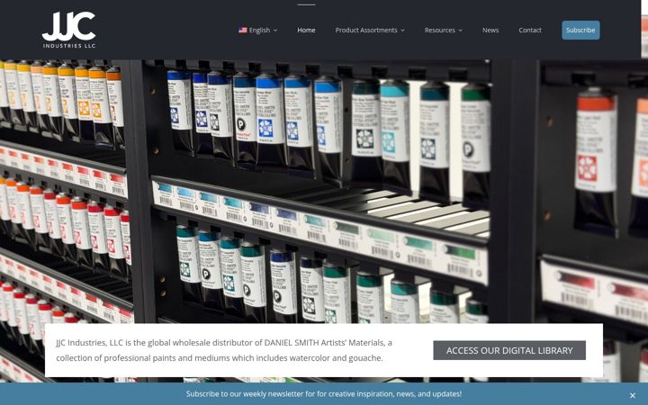 Screenshot of jjcindustries.com
