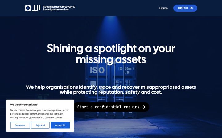 Screenshot of jjiltd.com