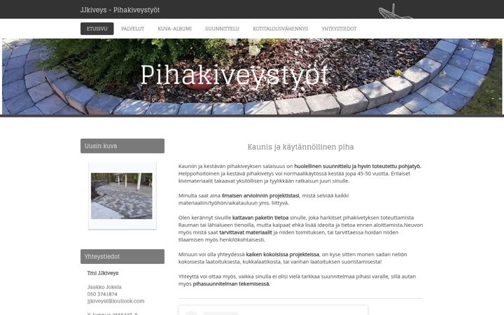 Screenshot of jjkiveys.com