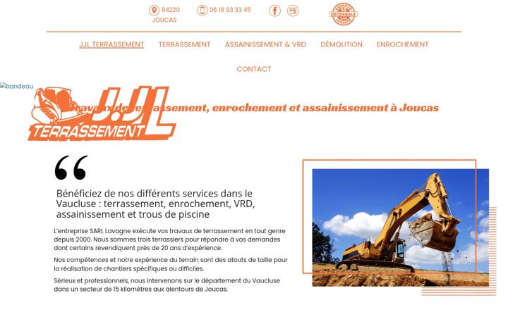 Screenshot of jjl-terrassement.fr