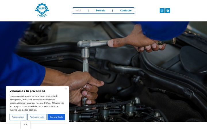 Screenshot of jjnovell.com