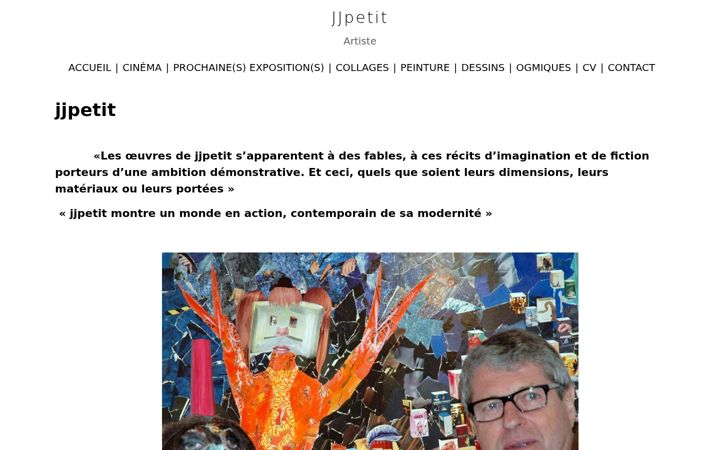 Screenshot of jjpetit.fr