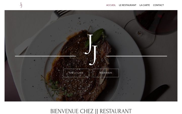 Screenshot of jjrestaurant.fr
