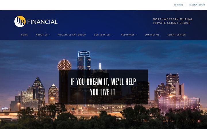 Screenshot of jjrfinancial.com