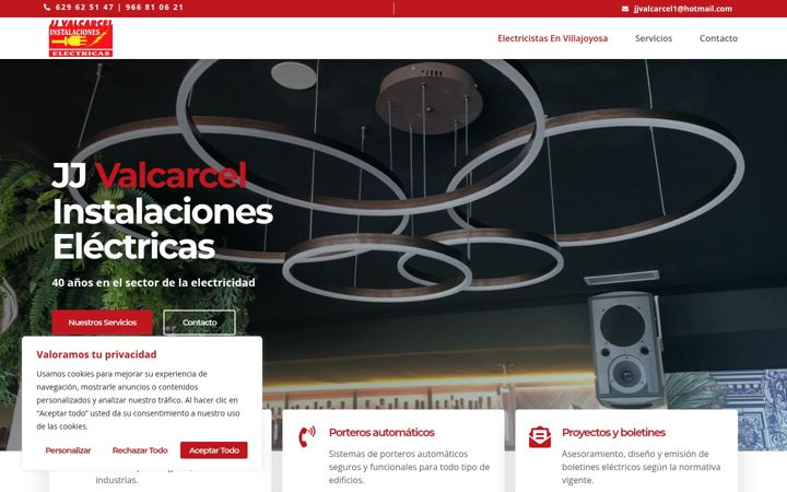 Screenshot of jjvalcarcel.es