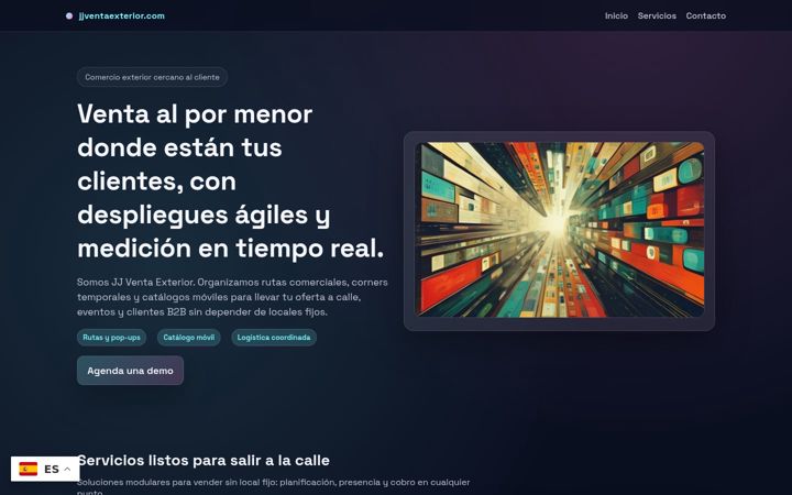 Screenshot of jjventaexterior.com