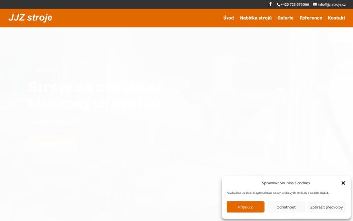 Screenshot of jjz-stroje.cz