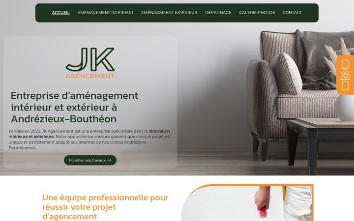 Screenshot of jk-agencement.fr