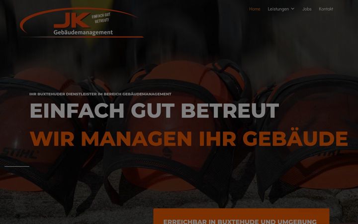 Screenshot of jk-gebaeudemanagement.de