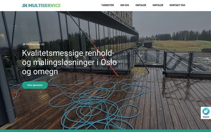 Screenshot of jk-multiservice.no