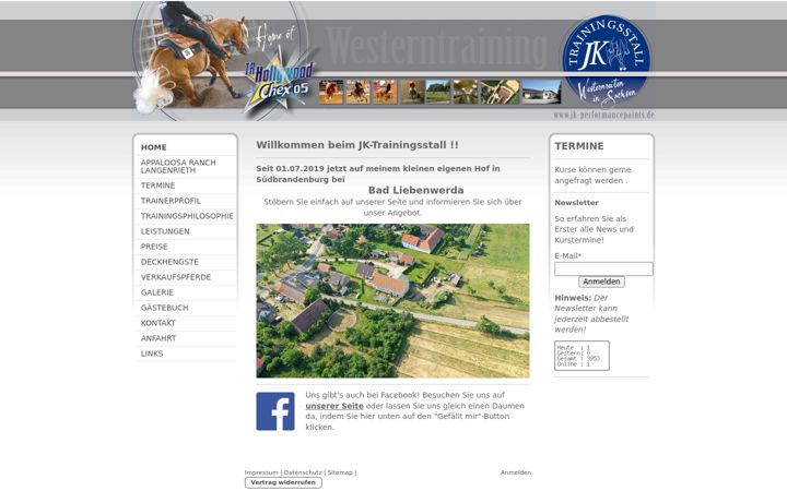 Screenshot of jk-performancepaints.de