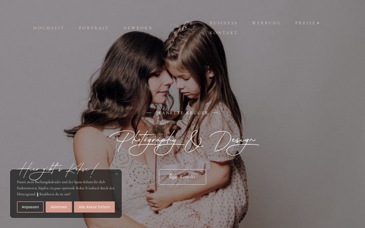 Screenshot of jk-photographs.de