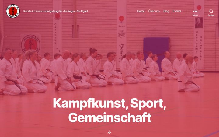 Screenshot of jka-dojo-tamm.de
