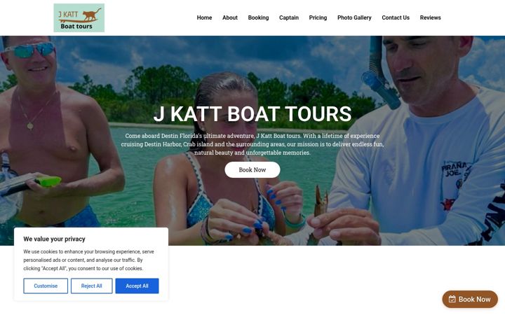 Screenshot of jkattdestin.com