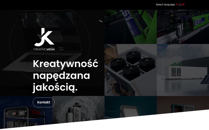 Screenshot of jkcreativemedia.pl
