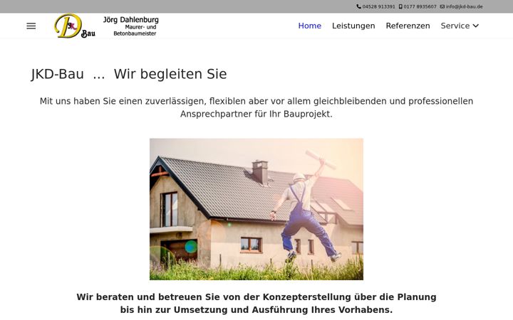 Screenshot of jkd-bau.de
