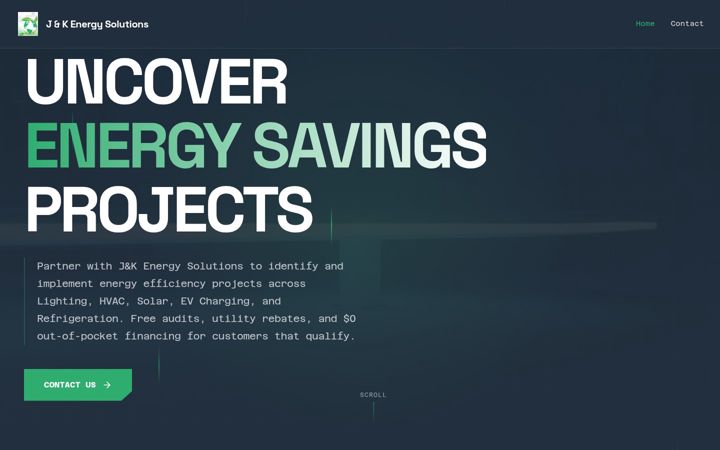 Screenshot of jkenergysolutions.com