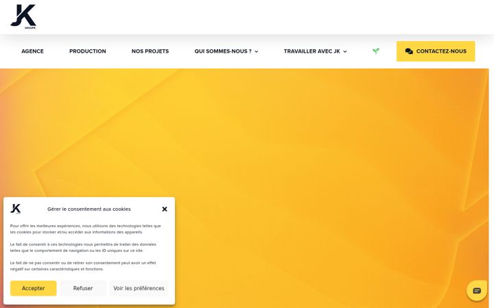 Screenshot of jkgroupe.com