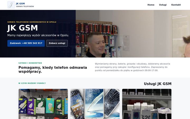 Screenshot of jkgsm.opole.pl