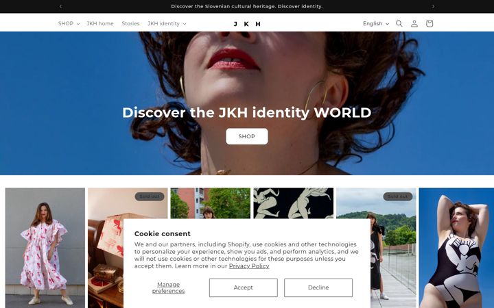 Screenshot of jkh-identity.com