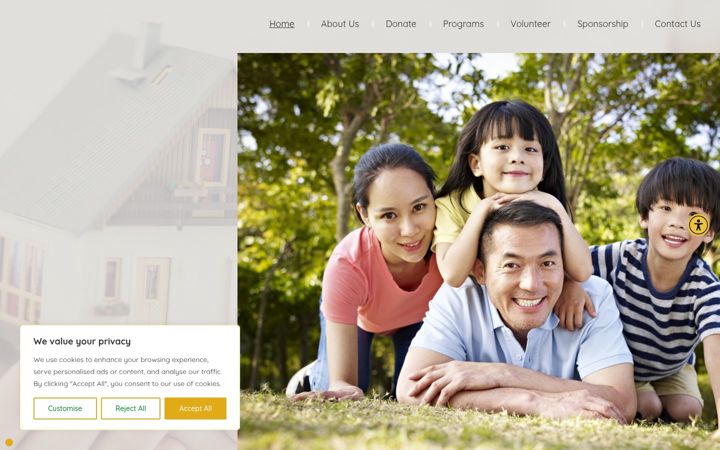 Screenshot of jkhomeofgoodhope.com