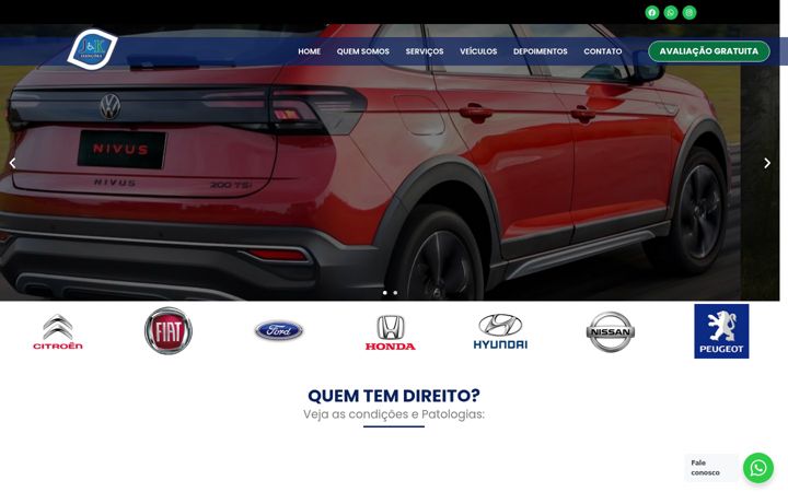Screenshot of jkisencoes.com.br