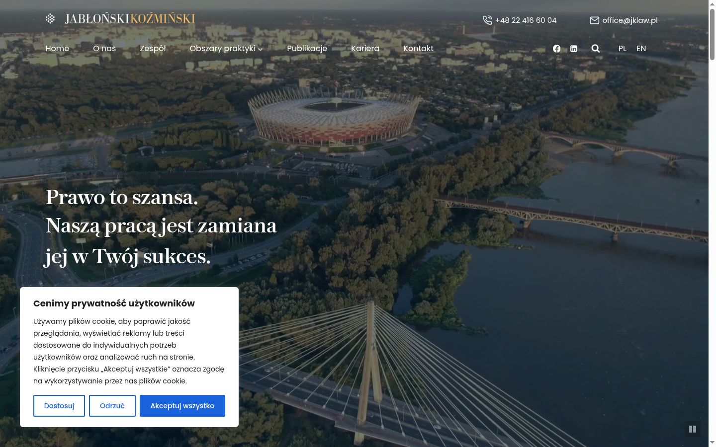 Snímka obrazovky banera súhlasu zobrazeného pred akoukoľvek interakciou