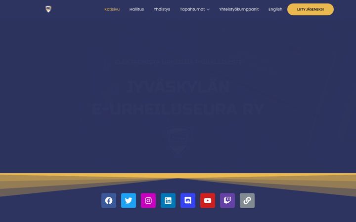 Skjermbilde av jklesports.fi
