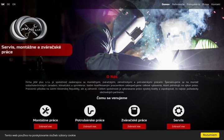 Screenshot of jkmplus.sk