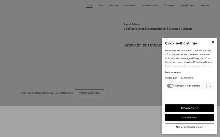 Screenshot of jkoehlerfotoart.de