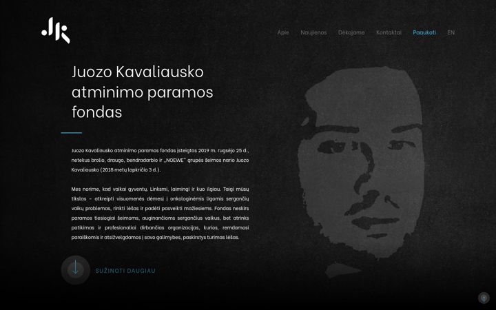 Screenshot of jkparama.lt