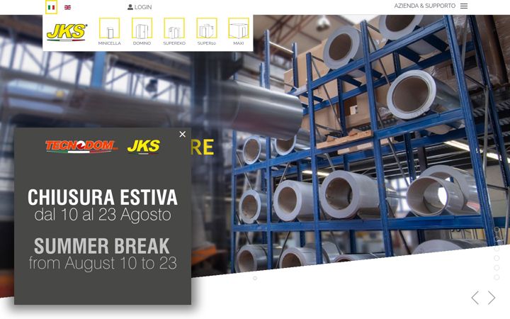 Screenshot of jks-refrigeration.com