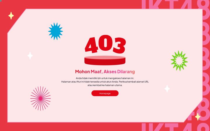 Screenshot of jkt48.com