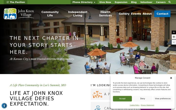 Screenshot of jkv.org