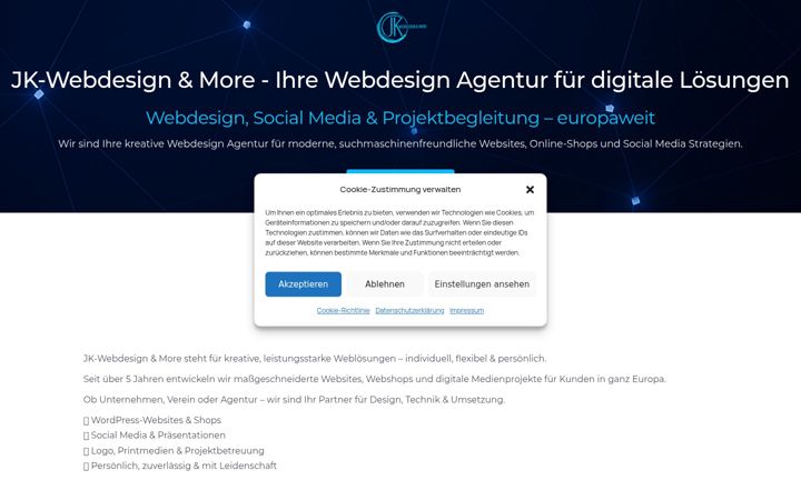 Screenshot of jkwebdesign.at