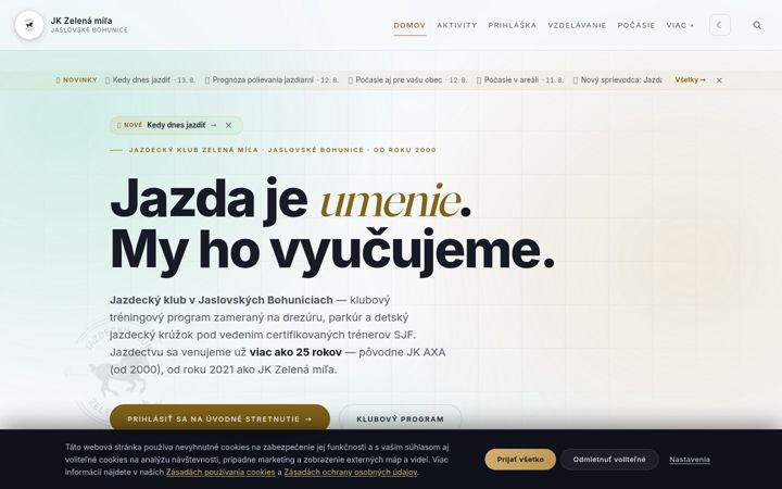 Screenshot of jkzm.sk