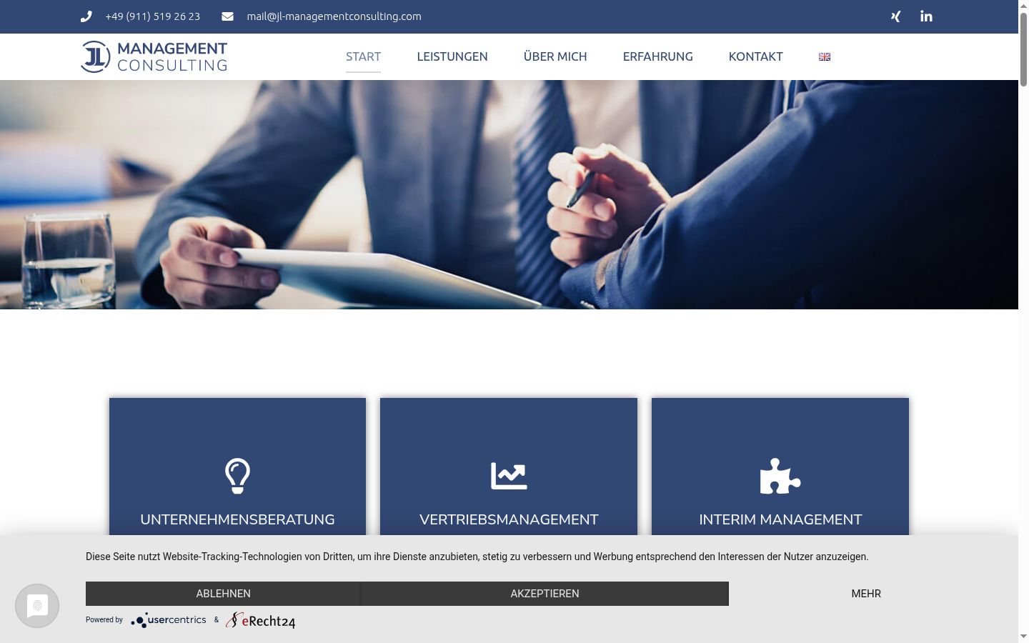 Screenshot tal-banner tal-kunsens muri qabel kwalunkwe interazzjoni