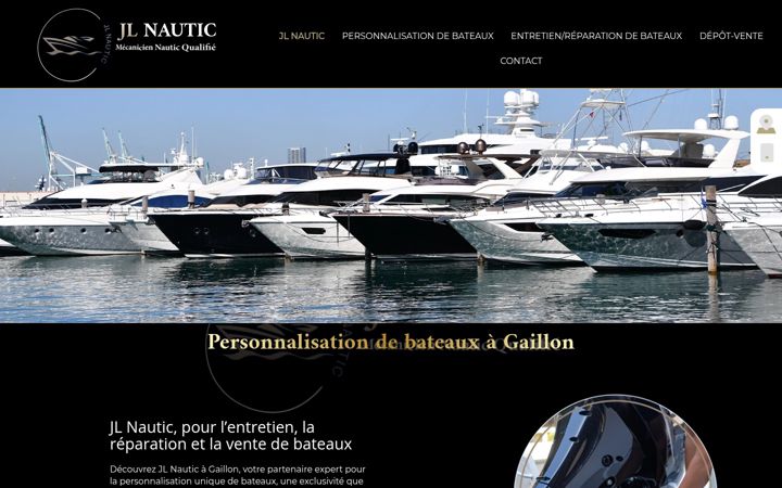 Screenshot of jl-nautic.fr