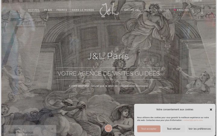 Screenshot of jl-paris.com