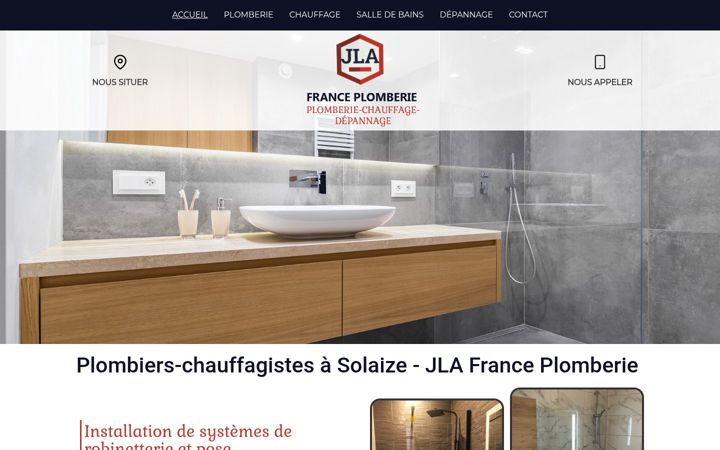 Screenshot of jla-france-plomberie.fr