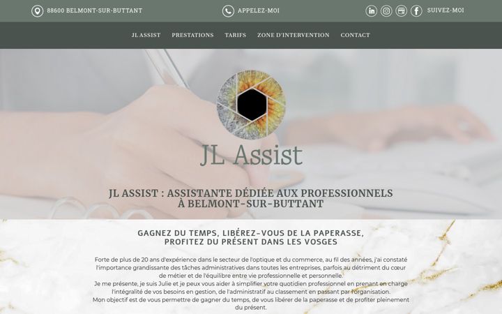 Screenshot of jlassist.fr