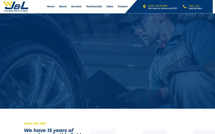 Screenshot of jlautomilford.com