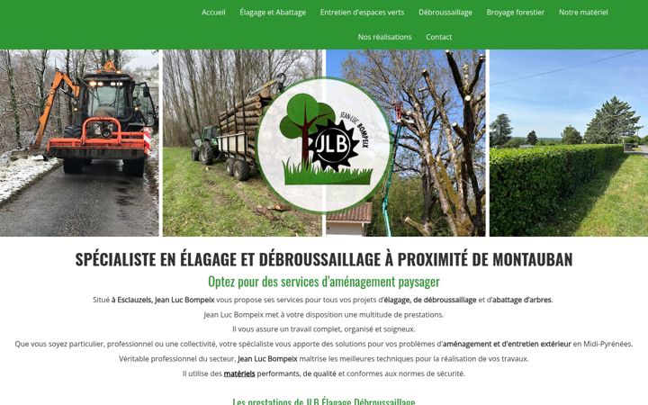 Screenshot of jlb-elagage-debroussaillage.fr