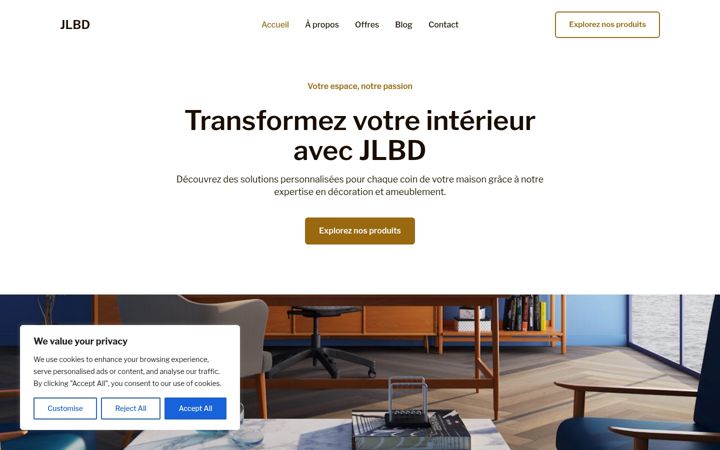 Screenshot of jlbdiscount.fr