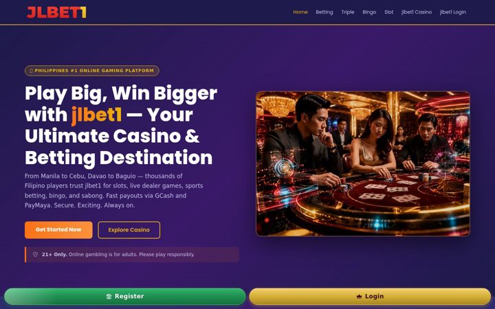 Screenshot of jlbet1.net